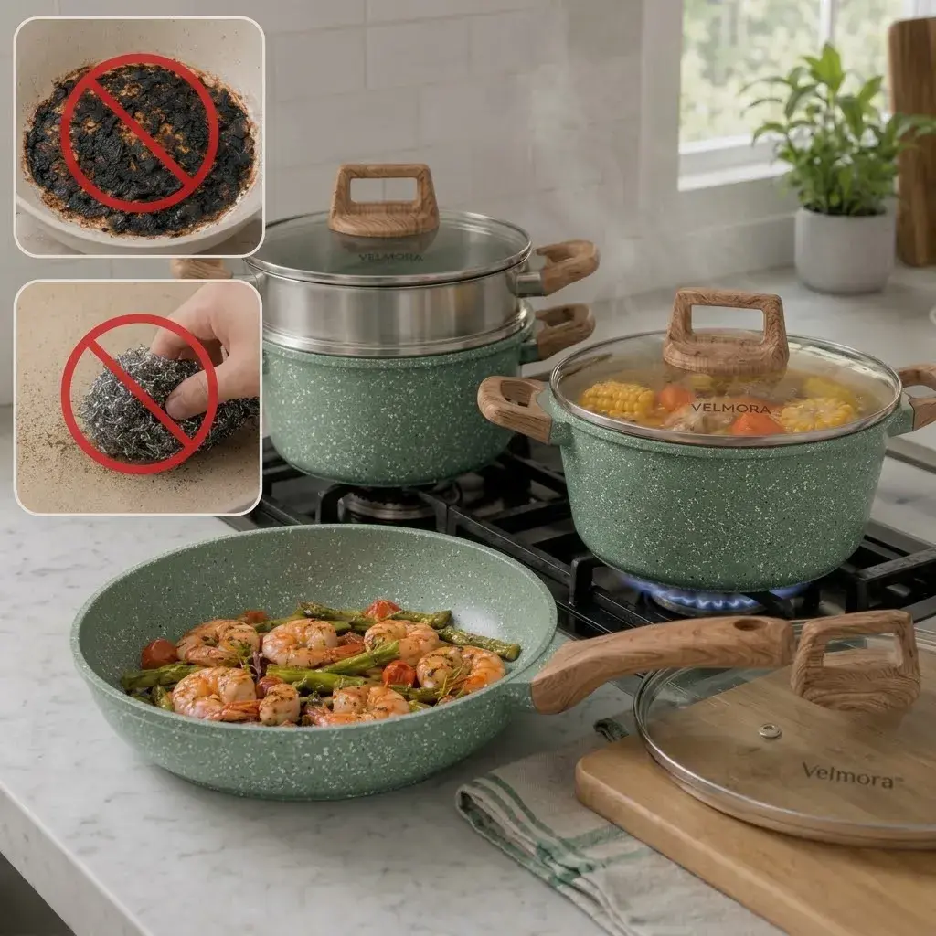 Velmora non-stick surface