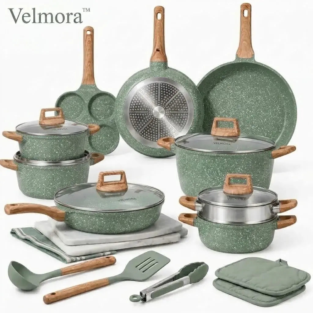 Velmora — non-stick cookware set